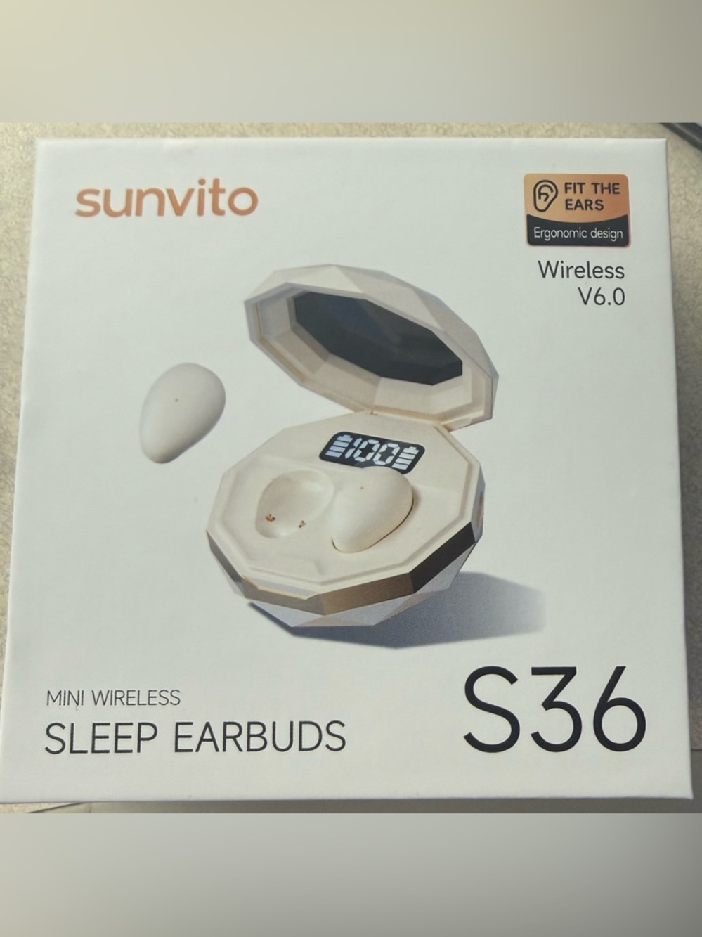 Sleep earbuds!  Tiny and stay in!!  Worn once!!  Like new!  Great sound quality!